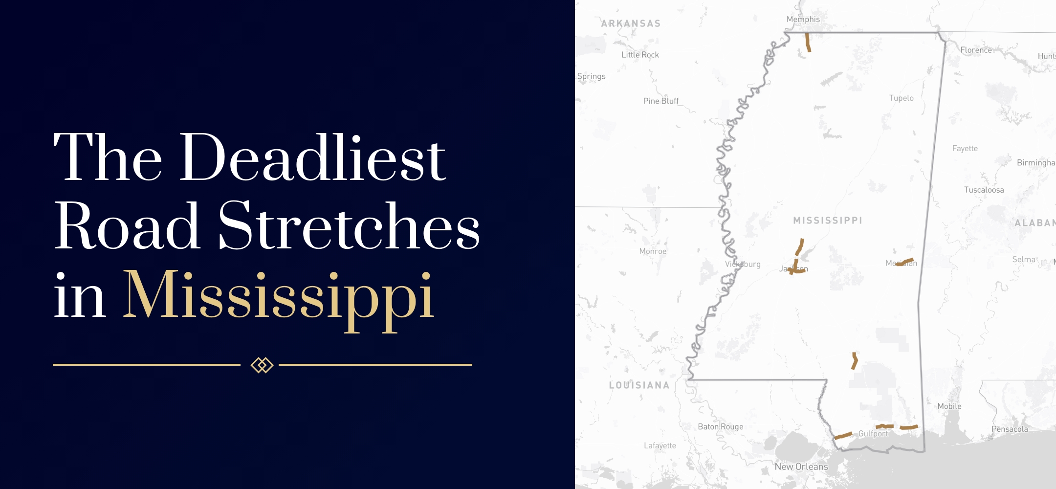 The Deadliest Road Stretches in Mississippi